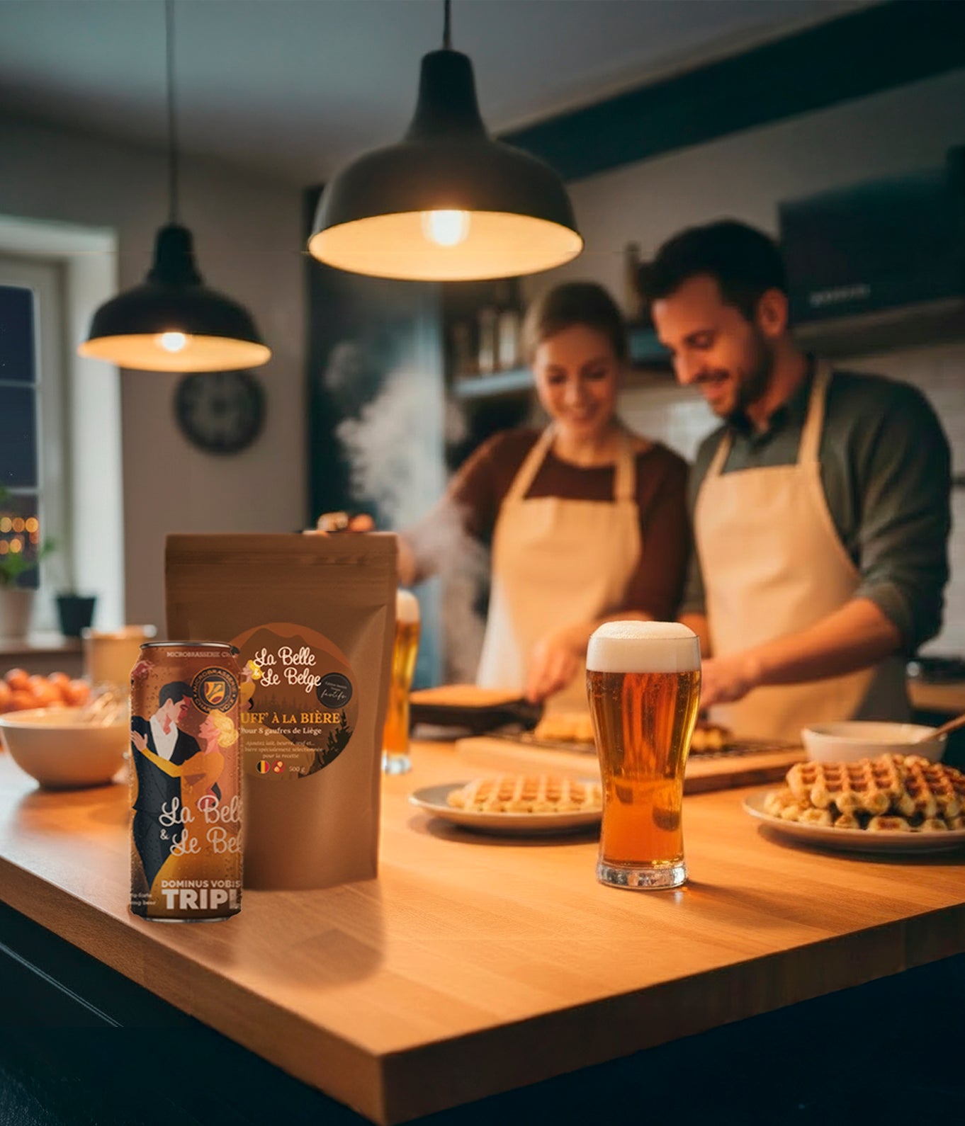 Belgian Beer Waffle Mix (8 waffles)