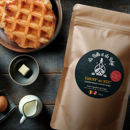 Mix for 8 Liège waffles with authentic pearl sugar